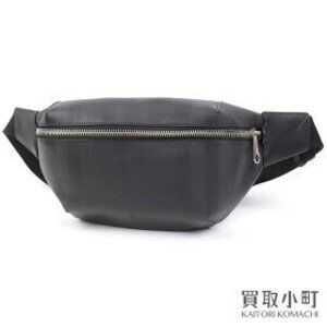 Burberry Belt Bag Charcoal Black Leather London Check SONNY Body